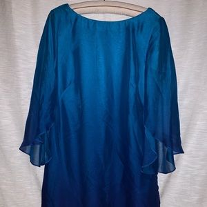 Blue ombré dress